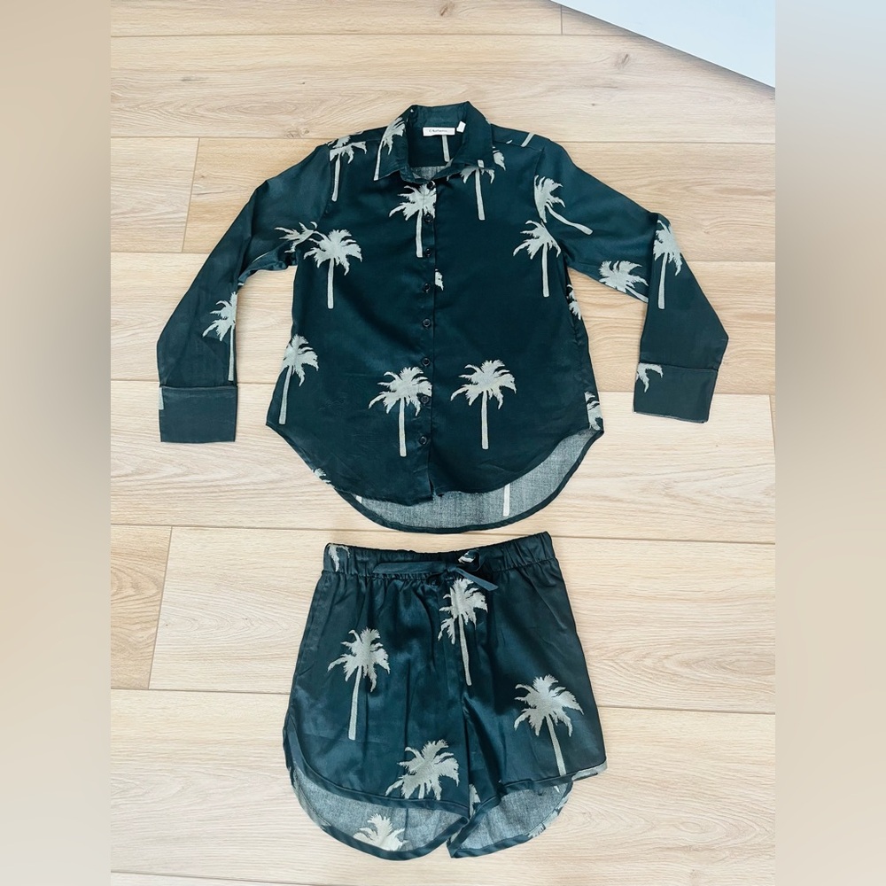 Chalmers Palm Tree Print Pajamas